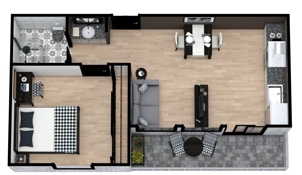 Small Retirement House Floor Plan