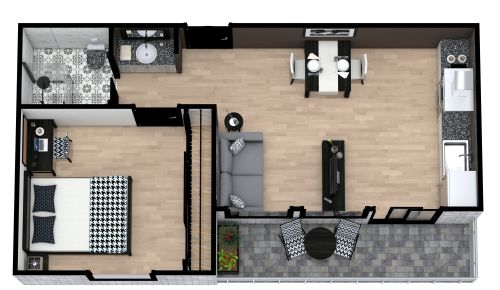 Small Retirement House Floor Plan