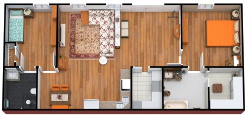 Floor Plan for a Retirement Couple
