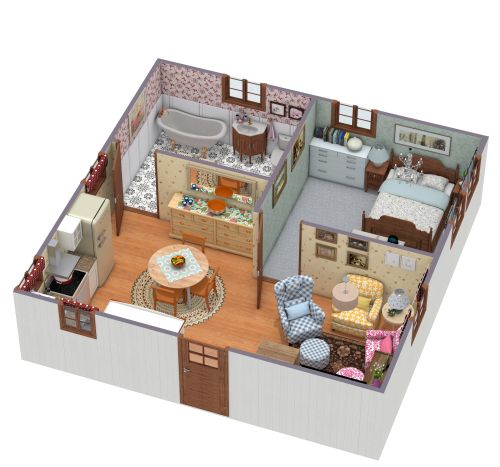 Granny Pod Floor Plan Tiny House