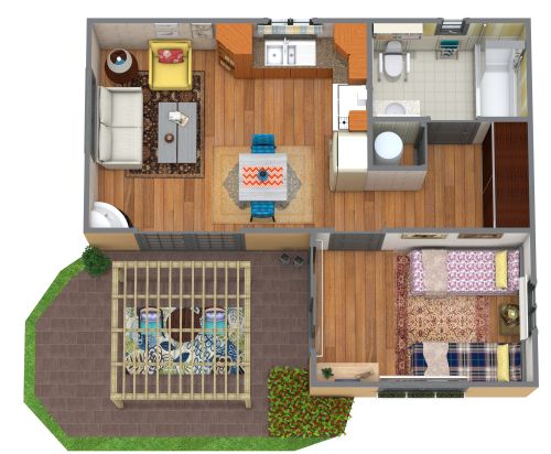 Granny Pod Floor Plan