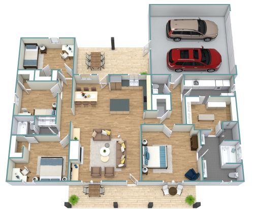 1900 sq ft House Plan