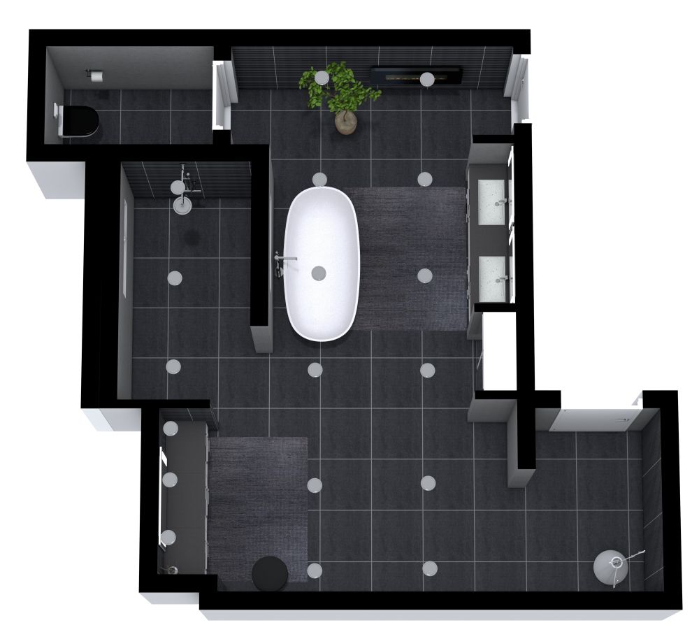 Luxury Bathroom Floor Plan