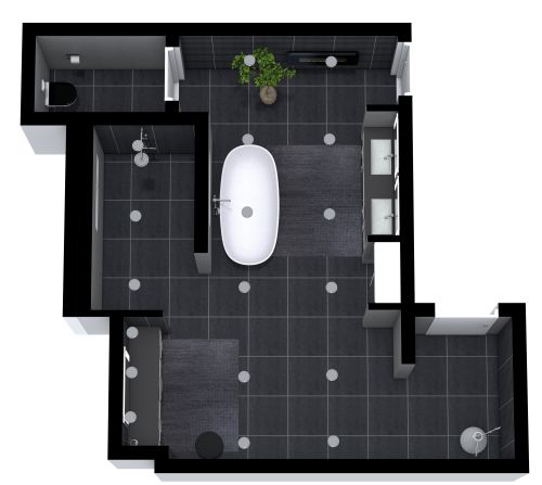 Luxury Bathroom Floor Plan