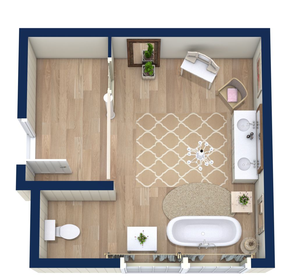 Shabby-Chic Bathroom Style