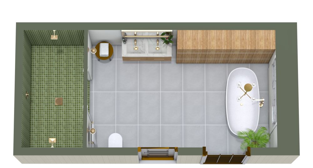 Modern Mediterranean-Style Bathroom Idea