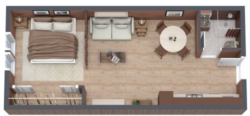 Studio Condo Floor Plan​