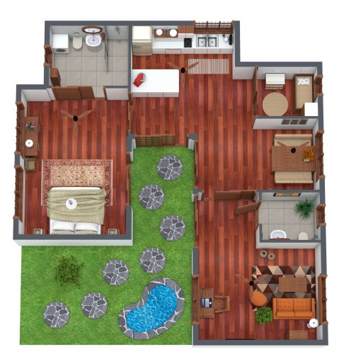 2 Bedroom Modern Hanok