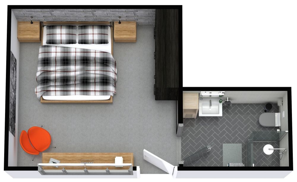 Dekor-Ideen für ein maskulines Schlafzimmer