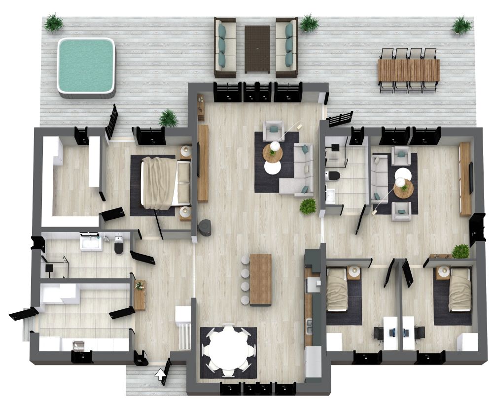 Åsen 156 Grundrisse