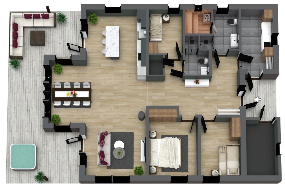 Harmoni 132 Grundrisse