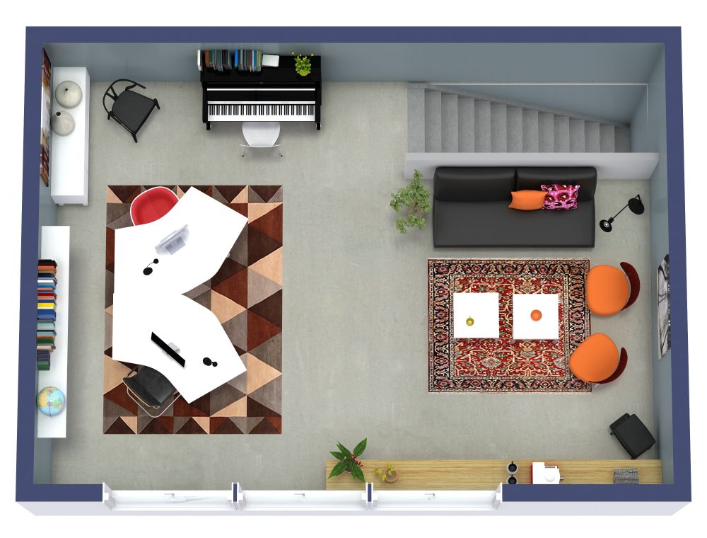 Inneneinrichtung für Büros auf kleinem Raum