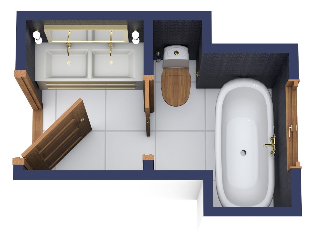 Schönes kleines Badezimmer