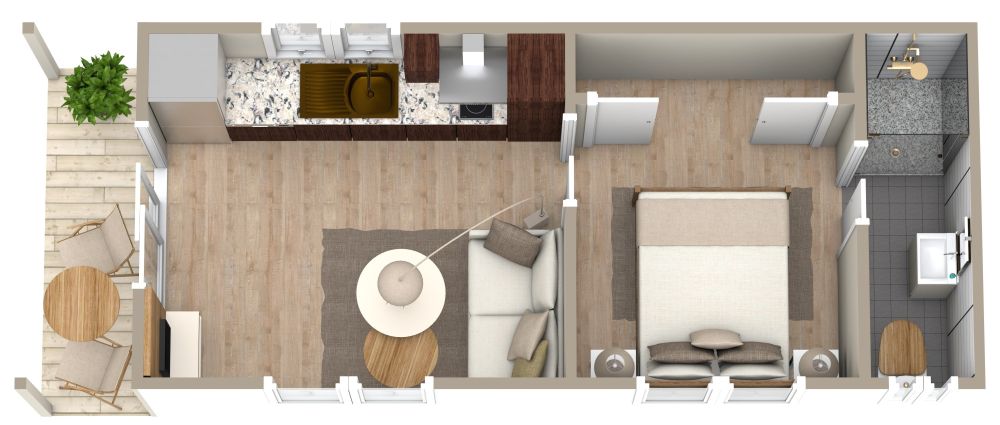 Tiny House-Grundriss