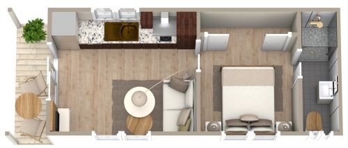 Tiny House-Grundriss