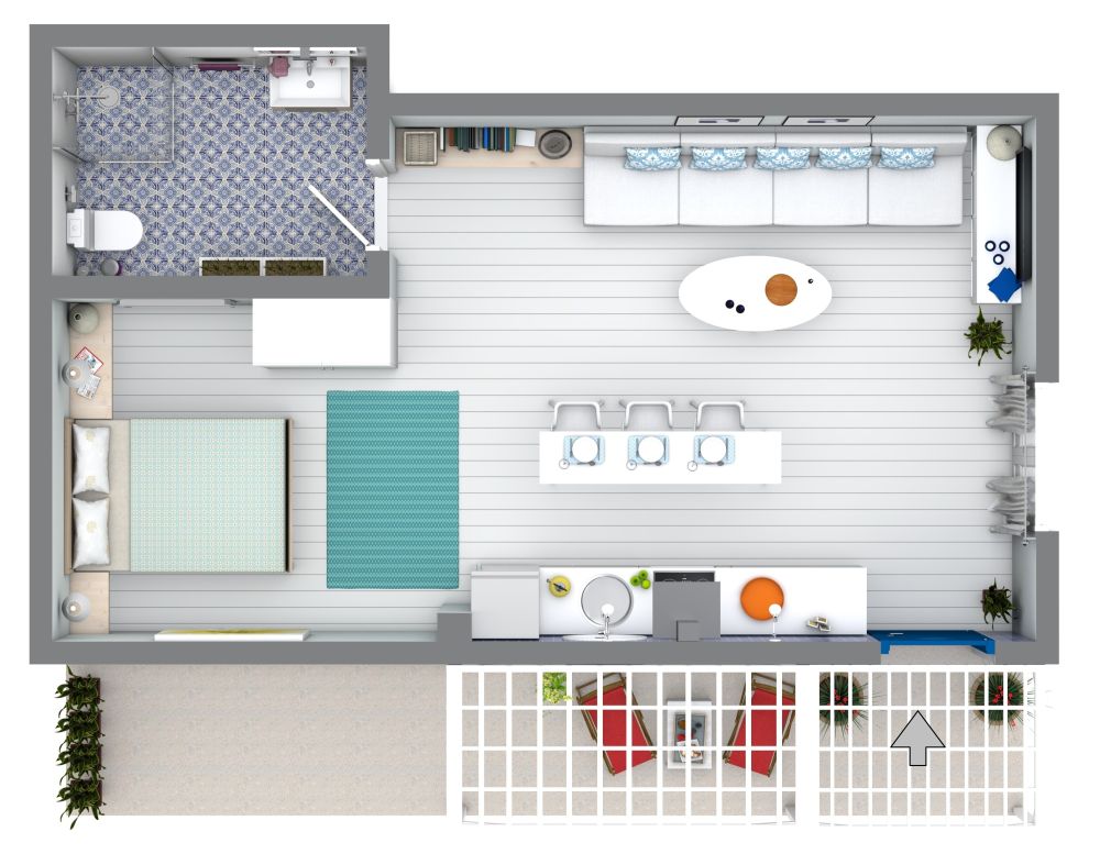 Studio-Apartment Santorini