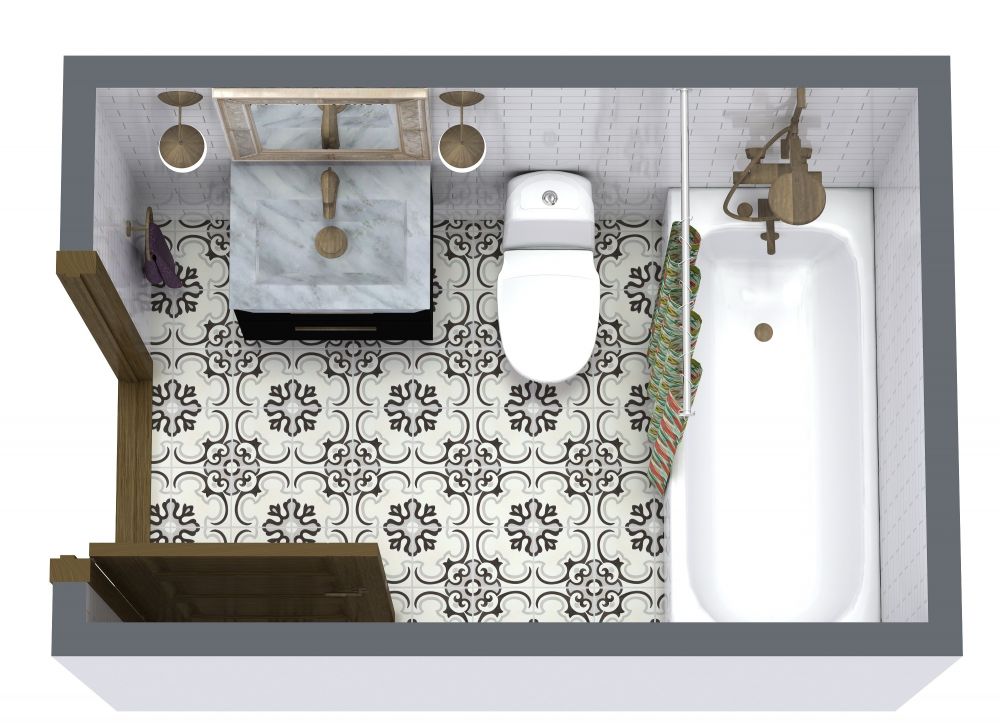 Small Bathroom Floor Plan Examples